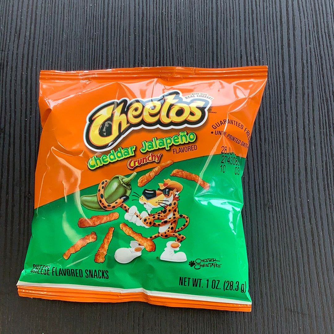 Cheetos cheddar jalapeño 1oz