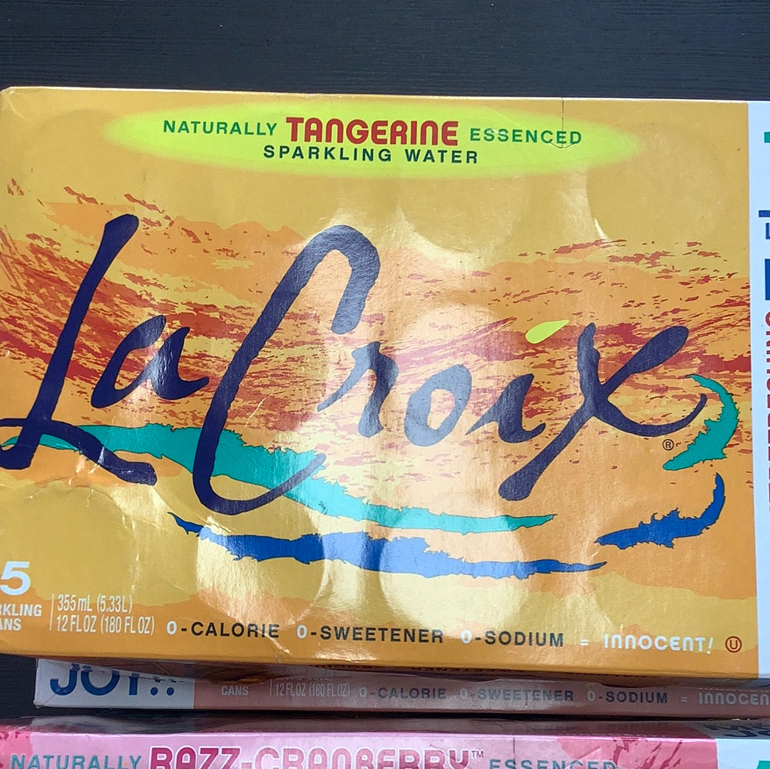 La Croix 12oz Can Water Tangerine