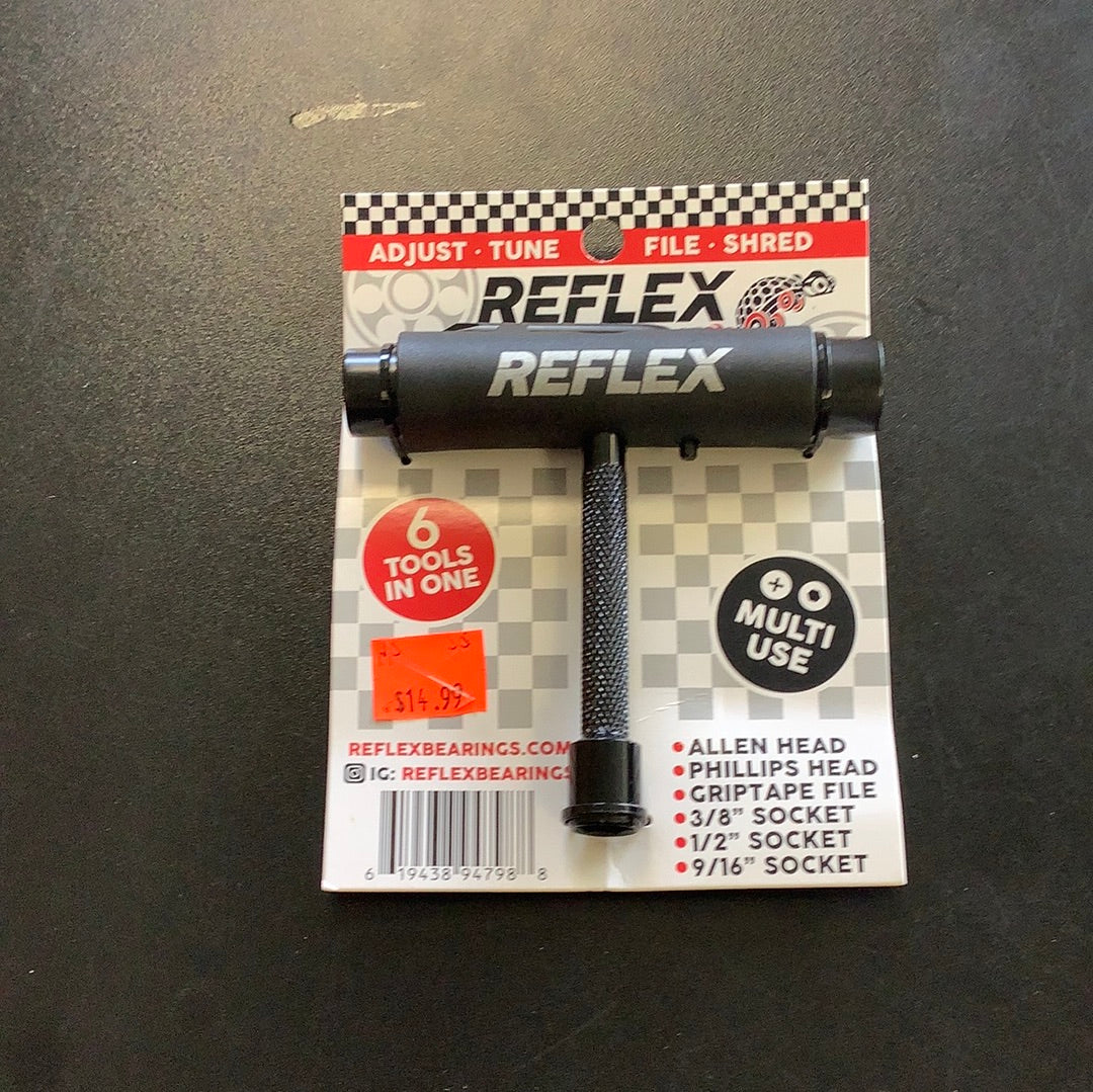 Reflex Triflex Skate Tool 6-in-one Black