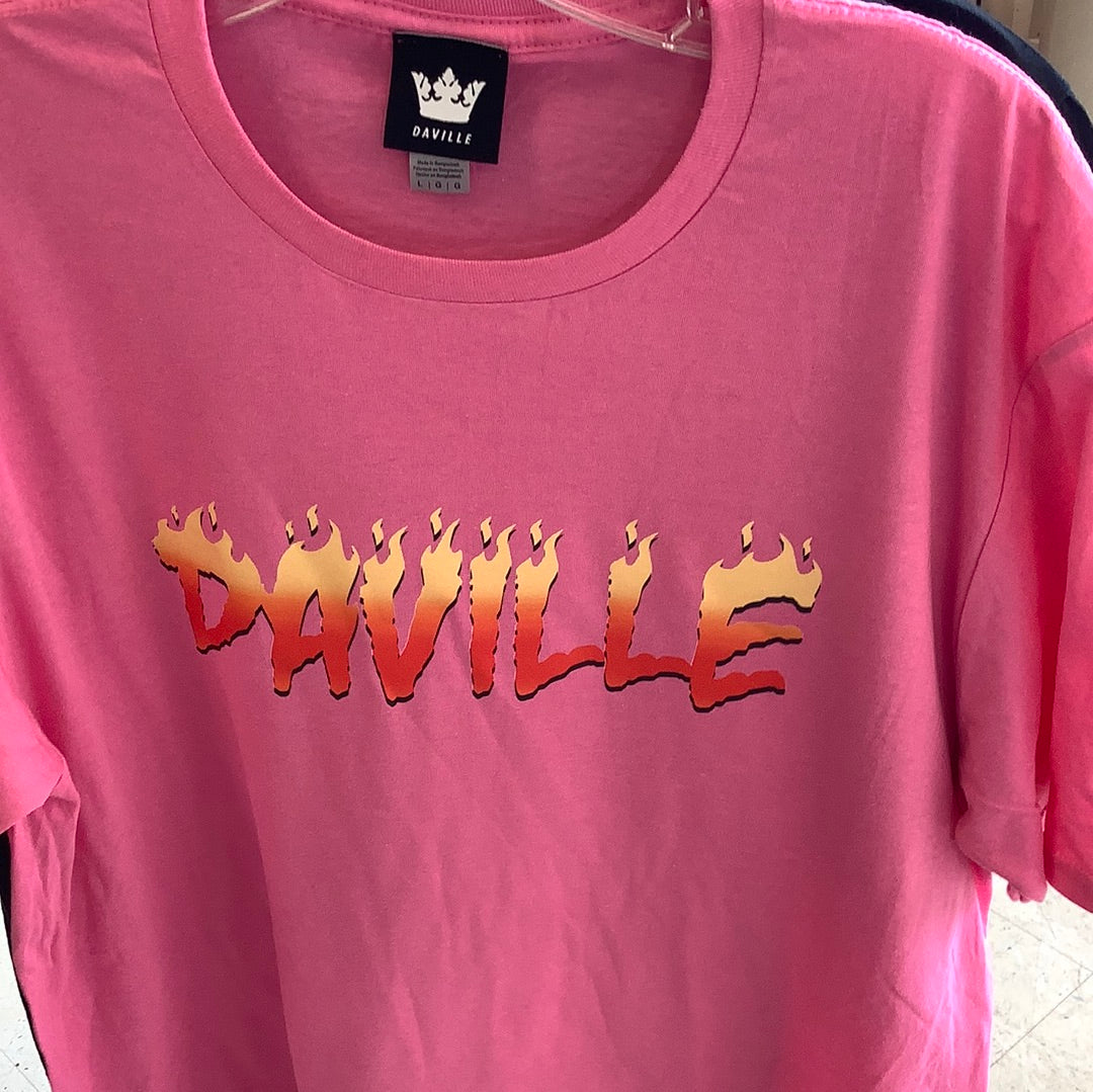 Daville Tee Shirt Thrasher Pink L