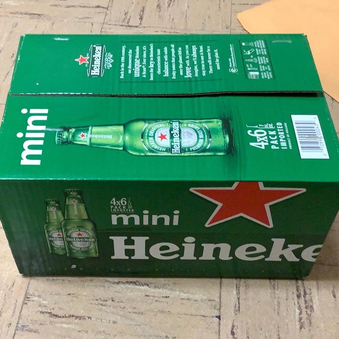 Heineken 7oz bottle beer