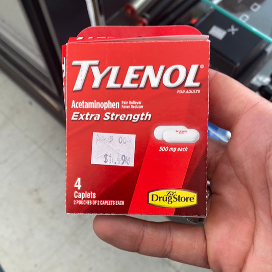 Tylenol extra strength 4 caplets