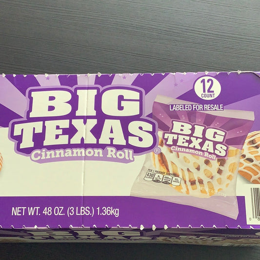Big Texas cinnamon roll 4oz