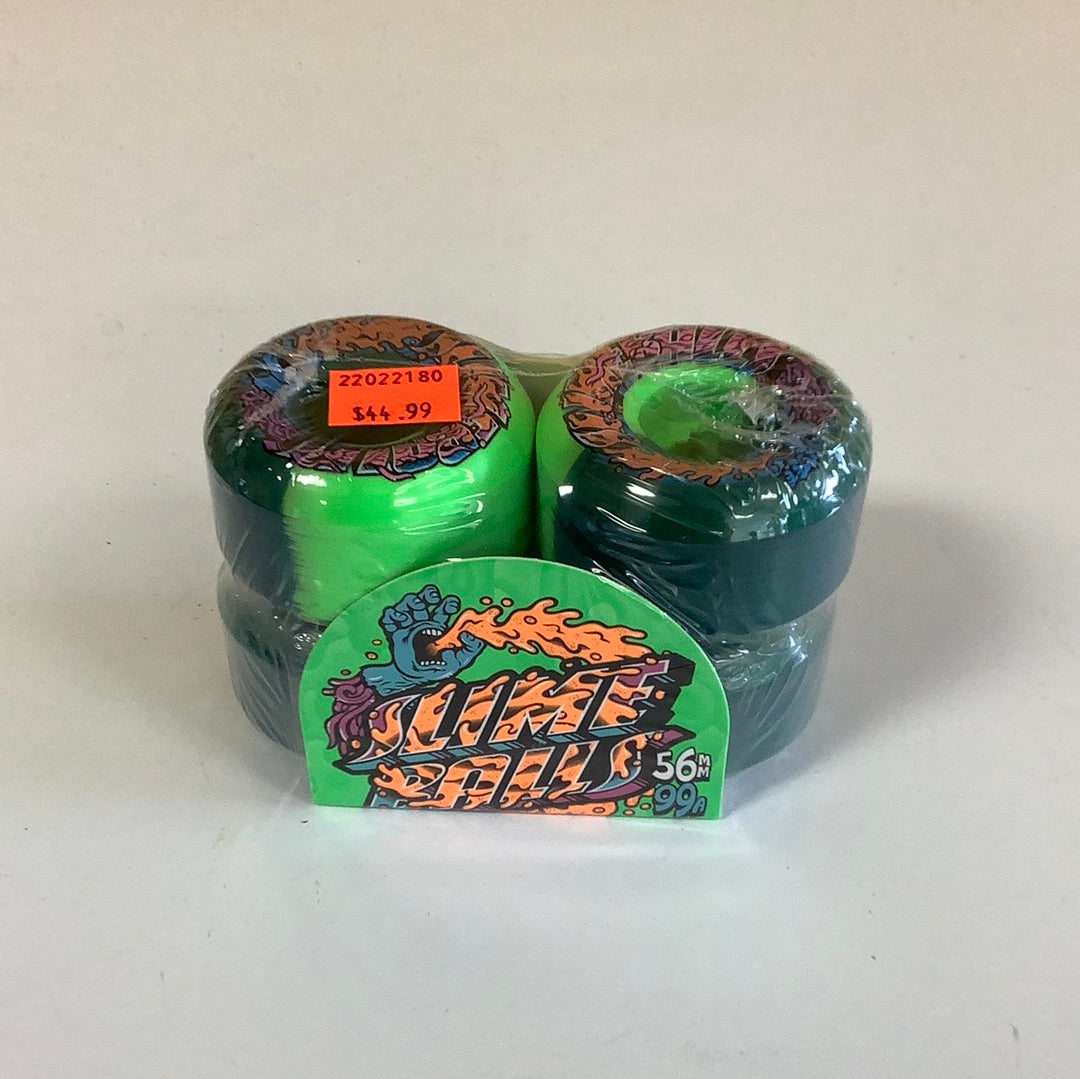 Slime Balls Wheels Greetings Green 56mm 99a