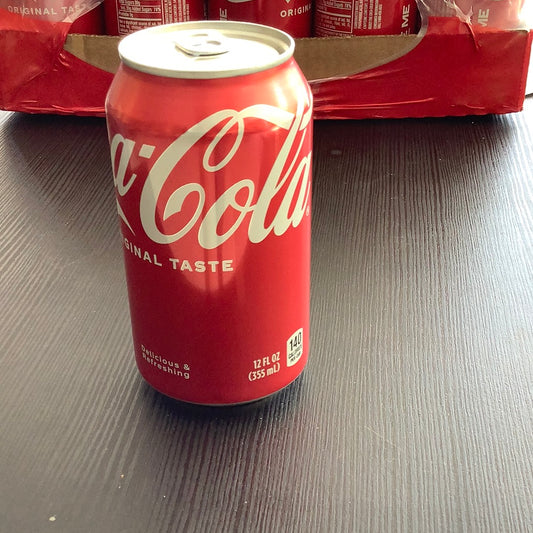 Coke can 12oz soda
